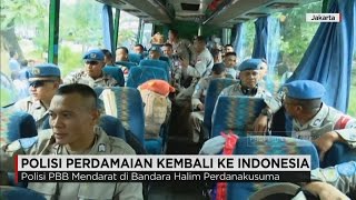 Polisi Perdamaian Pulang Kembali ke Indonesia