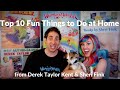 Top Ten Fun Things for Kids to Do at Home from Children's Authors Derek Taylor Kent and Sheri Fink