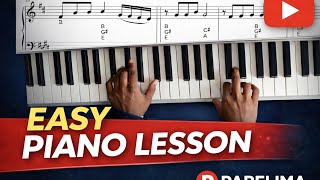 Parelima Easy Piano Tutorial | Simple Chords &amp; Melody|Nepali piano lessons|