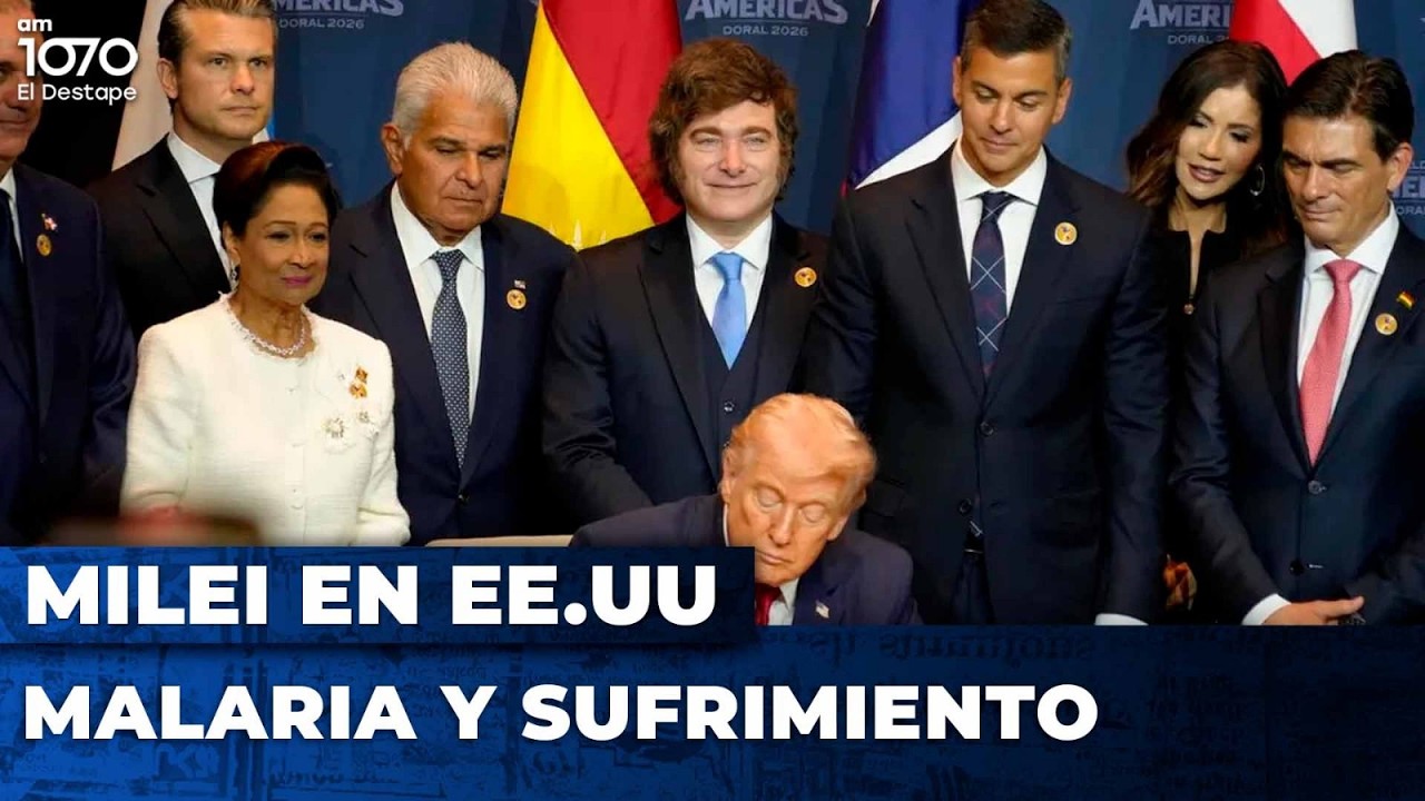 ⭕ MILEI EN EE.UU: MALARIA y SUFRIMIENTO para todos los argentinos