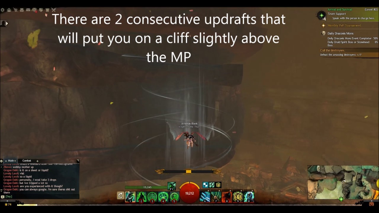 Scalding Gorge Mastery Point - Draconis Mons  - Guild Wars 2