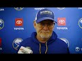 "Lyon Tweaked Something Lower-Body" | Lindy Ruff On Alex Lyon Injury | Buffalo Sabres