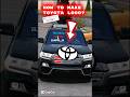 Toyota Logo How To Make In Car Parking Multiplayer Carparkingmultyplayer Shorts 