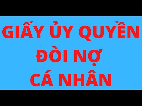 Video: Người dùng được ủy quyền có phải chịu trách nhiệm về khoản nợ không?