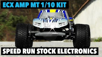 ECX AMP MT 1/10 Kit Speed Run with Stock Electronics