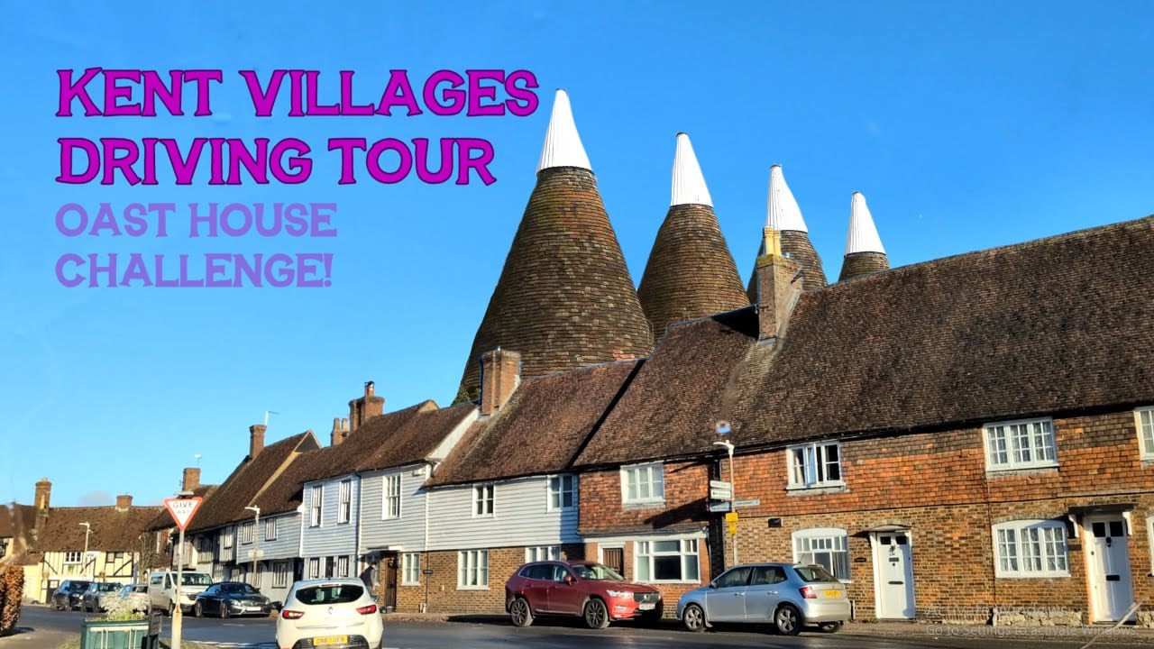 Driving Tour Of Kent Villages : spot the oast house challenge!
