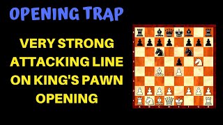 DEVASTATING ATTACK ON KING'S PAWN GAME || FRIED LIVER ATTACK || OPENING TRICKS !