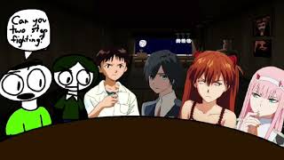 Pasta Night But Its Othaniel, , Zero Two, Hiro, Shinji, And Asuka Cover.