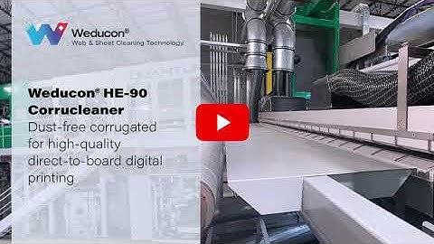 Corrucleaner Corrugator Web Cleaner For Dust Free Board