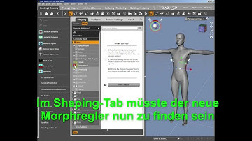 DAZ Studio GenX Demonstration - Konvertieren eines V4 Morphs für Genesis