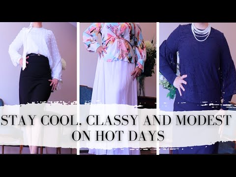 Keeping Cool and Modest | What Orthodox Jewish Women wear in the Summer | Classy outfit ideas