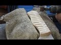 Making a textured knife handle