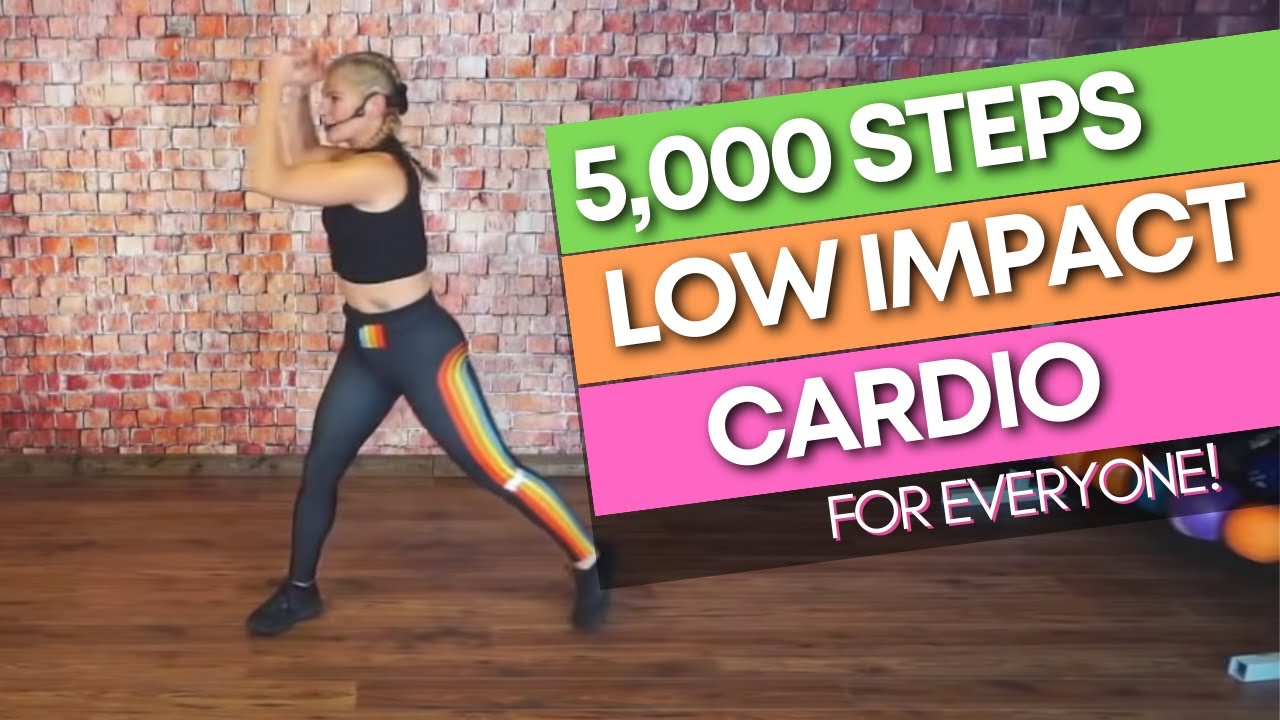 5,000 STEPS //Low Impact Cardio Workout to the Beat Fun Exercise for