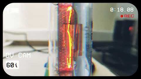 Project with big IN-18 nixie tubes.