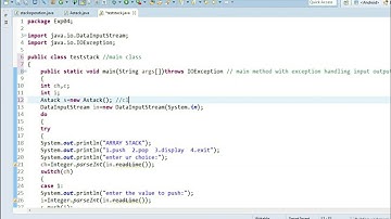 CS8383 OOPL Experiment 04 Java Programming  Stack ADT for Anna University Regulations