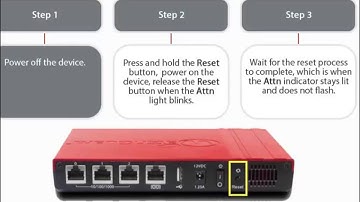 WatchGuard - Reset a Firebox T10 Device