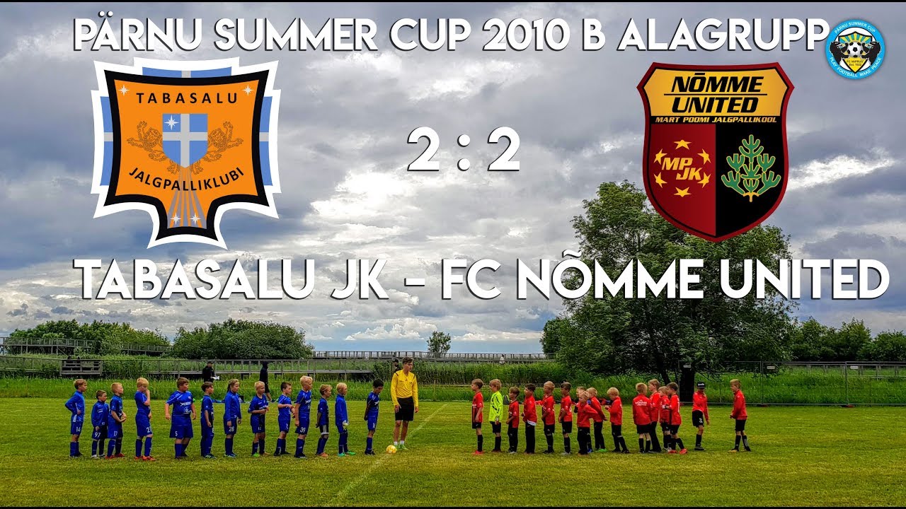 FC Nõmme United must - JK Tabasalu valge 2-2 ( Pärnu Summer Cup 2019) 2010 B alagrupp