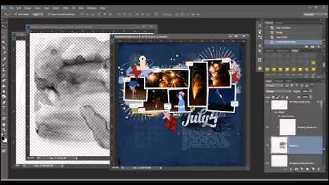 How to Distress Word Art Using Masks in Photoshop and PSE