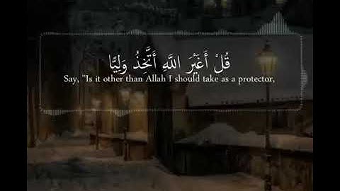 القاريء ياسر الدوسري || حالات واتساب قرآن كريم || قل اغير الله اتخذ وليا