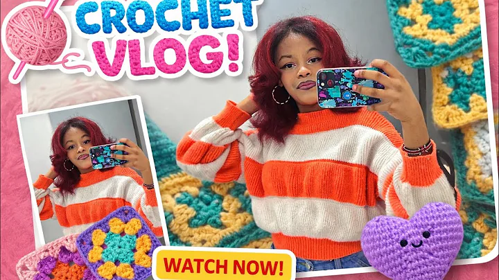 Crocheting a cardigan with me