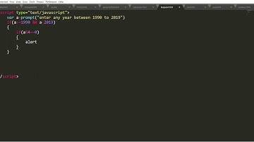 leap year task in javascript