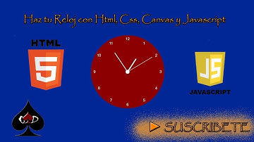 Reloj con Canvas Html Css Javascript