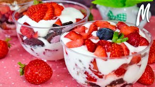 AMAZING DESSERT IN 10 MINUTES! SIMPLE AND DELICIOUS!