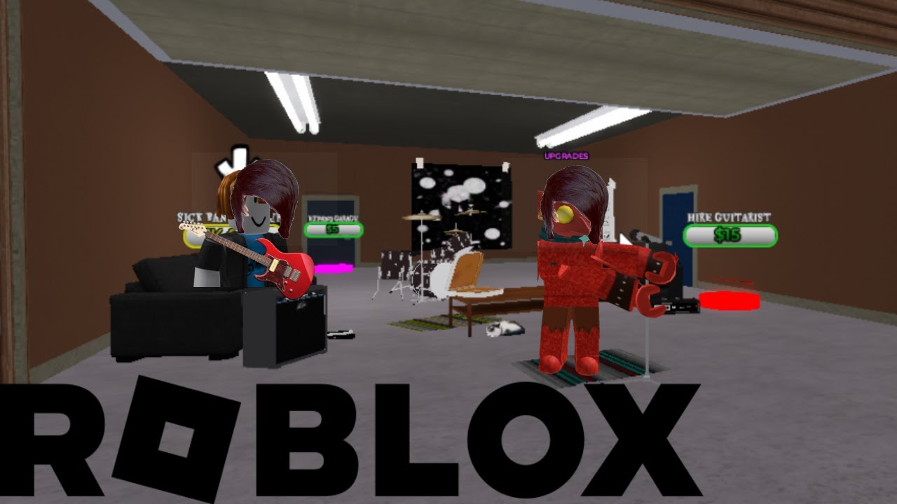 START AN EMO BAND FROM YOUR GARAGE TYCOON - Roblox