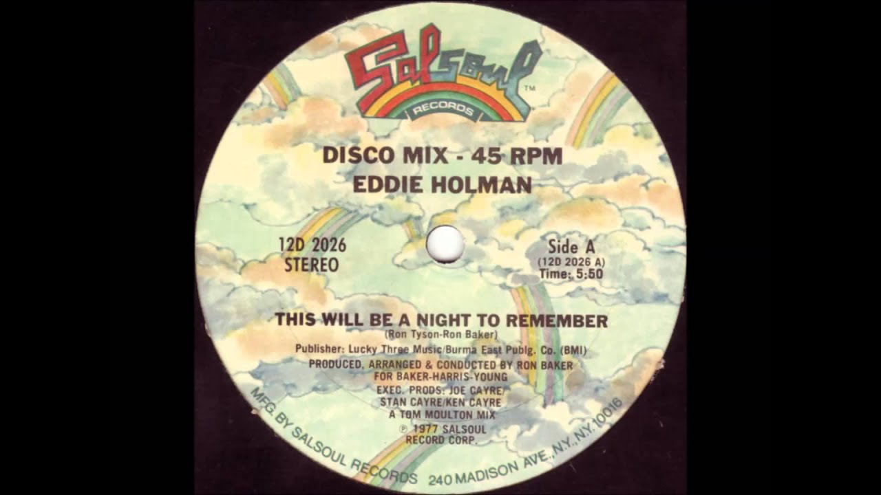 【プロモ名盤】Eddie Holman A Night to Remember Eddie Holman – A Night To Remember | Full Album (1977) - YouTube