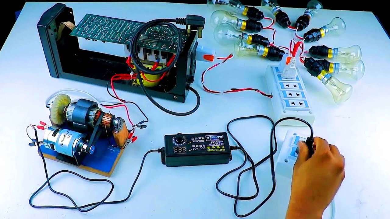 I make Free Electricity Generator UPS Transformer Power and magnet Motor Copper Coil 220V Generator