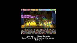How to Superguard Cortezs Bone Barrage [Remake] #papermariothethousandyeardoor #papermario