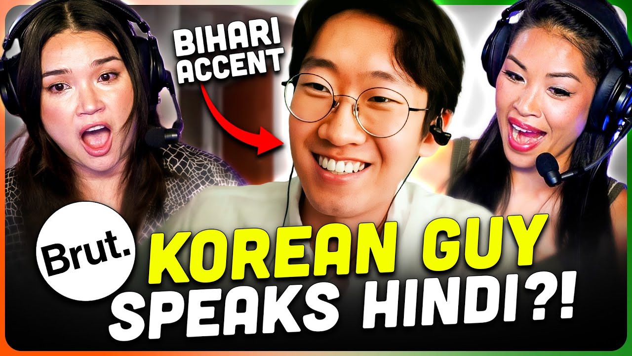 Korean Guy Speaks Flawless Hindi REACTION! | Brut India