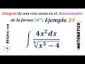 🖍️ Integral de una raíz sexta en el denominador de la forma v^n - Ejemplo 34