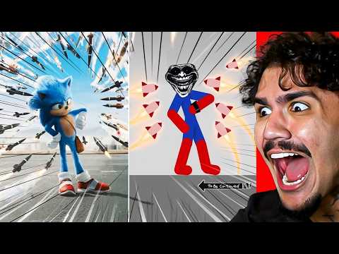 Reacting to the Best Stickman Dismounting Fails - Funny Moments Compilation