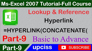 Ms Excel 2007 Tutorial Part 9