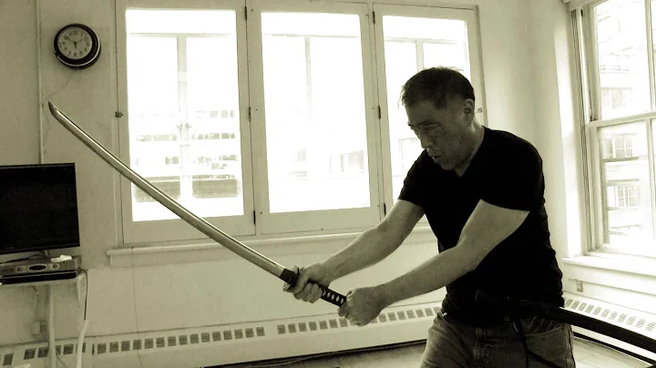 Larry Hama sword demonstration 1