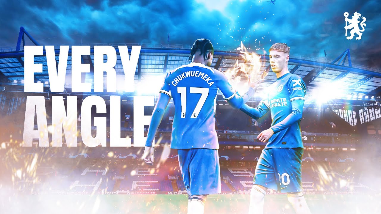 COLD PALMER's backheel sets up CHUKWUEMEKA's stunner vs Leicester | EVERY ANGLE | Chelsea FC