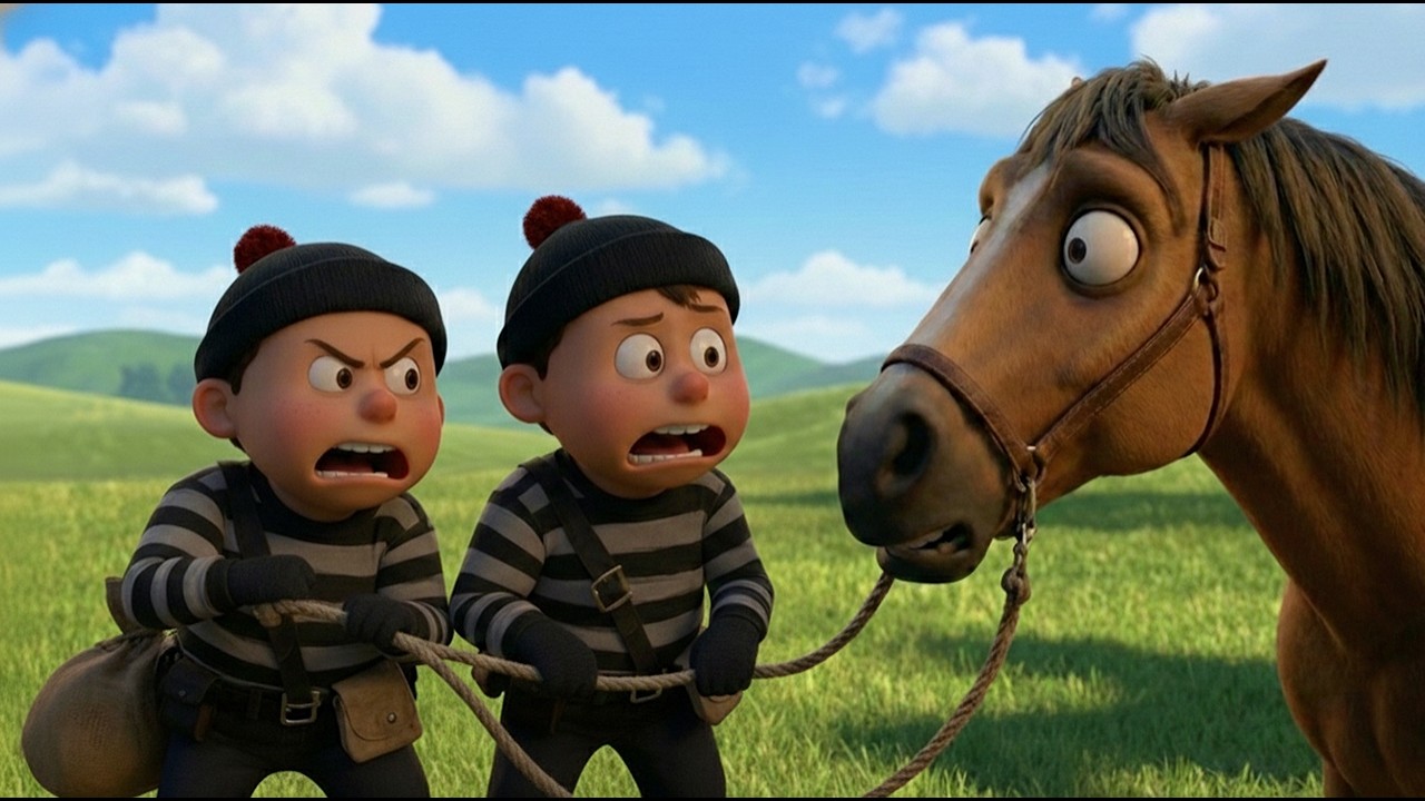 Old MacDonald’s Midnight Barn Robbery Two Boy Thieves vs Police K9