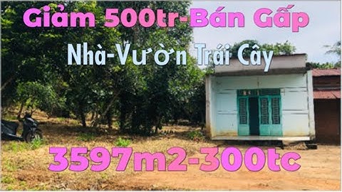 Giảm Giá 500 Triệu  - Bán Gấp Nhà Vườn 3592m2 Có 300 Thổ Cư - Vườn Trái Cây - Cẩm Mỹ | nhà đất đnb