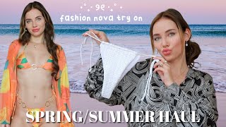 spring/summer 2024 try-on haul ☀️ ft fashion nova