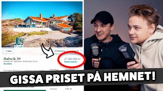 Gissar Priset På Hemnet Annonsen Med Hampus Hedström