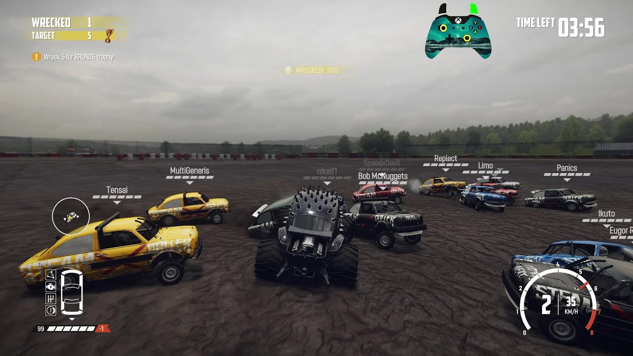 Wreckfest 24.06.17 Tournament Rampage Rush - Bugzilla - YouTube