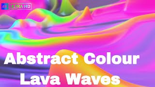 Abstract colour lava wave 5 hours 4k satisfying with soothing  ambient relaxing sound/screensaver by Relaxation 8,183 views 1 year ago 4 hours, 58 minutes