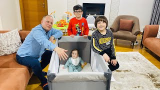 Fatih Selim Ve Yusuf Bebeğin Oyun Parkını Kuruyor.eğlenceli Yavuz Emrenin Yeni Bebek Alışverişi.