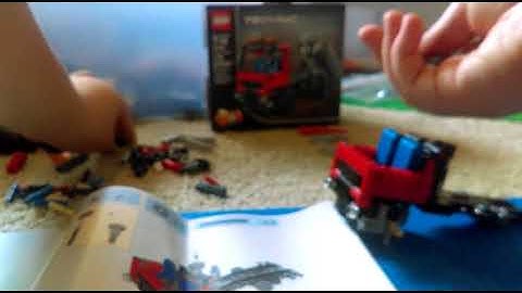 Lego technic 42084 hook loader speed build  Time Lapse
