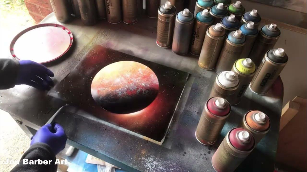 BEGINNERS Spray Paint Art Tutorial - Episode 19 (Canvas) 