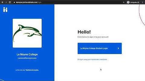 Scheduling an Appointment with a Career Advisor using Handshake