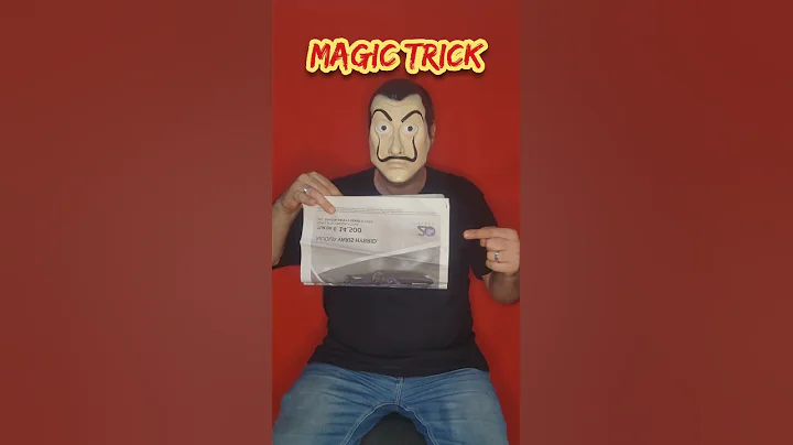 Liquid In The Newspaper Magic Trick #shorts