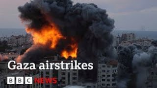 Massive Gaza onslaught as Israel warns airstrikes are “just the beginning” - BBC News