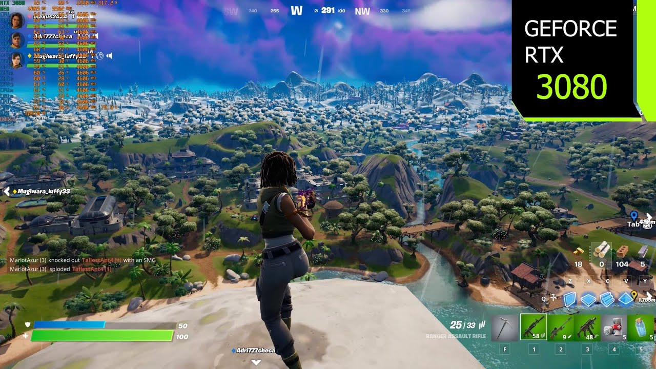 Fortnite Unreal Engine 5 Update | 4K DLSS 2.2 Quality | i7 10700F | RTX